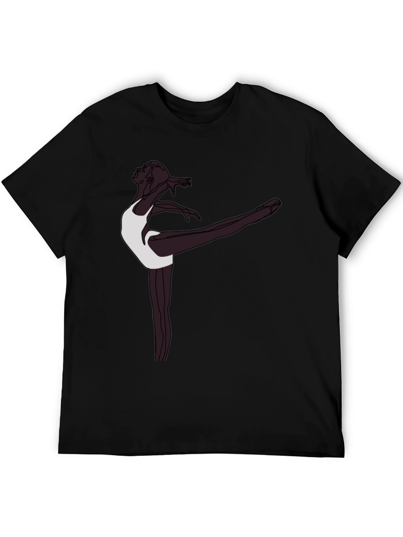 Ballet Dancer Graphic Tee - Stylish Mens T-Shirt