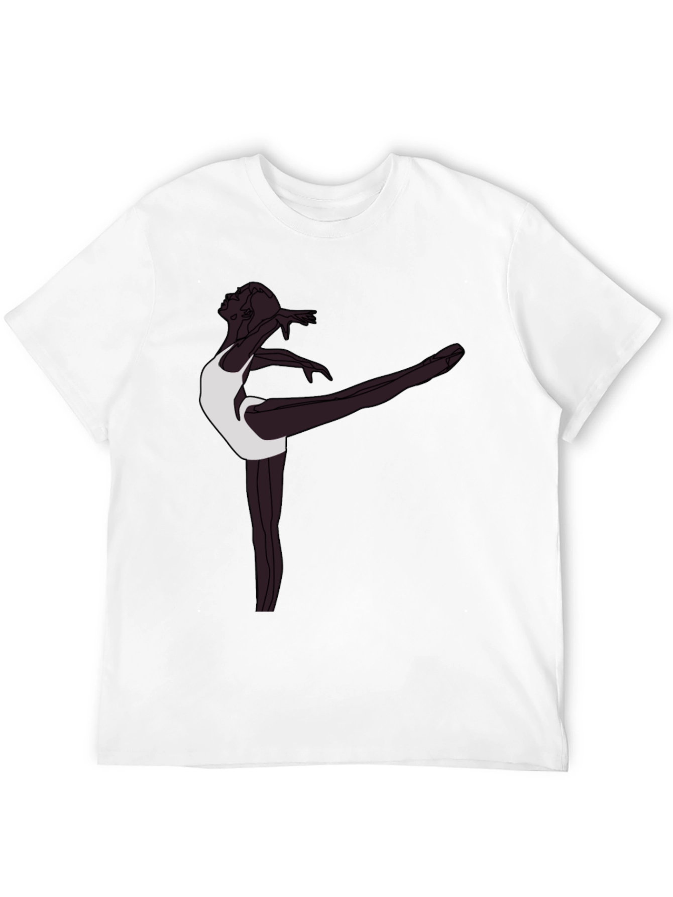 Ballet Dancer Graphic Tee - Stylish Mens T-Shirt