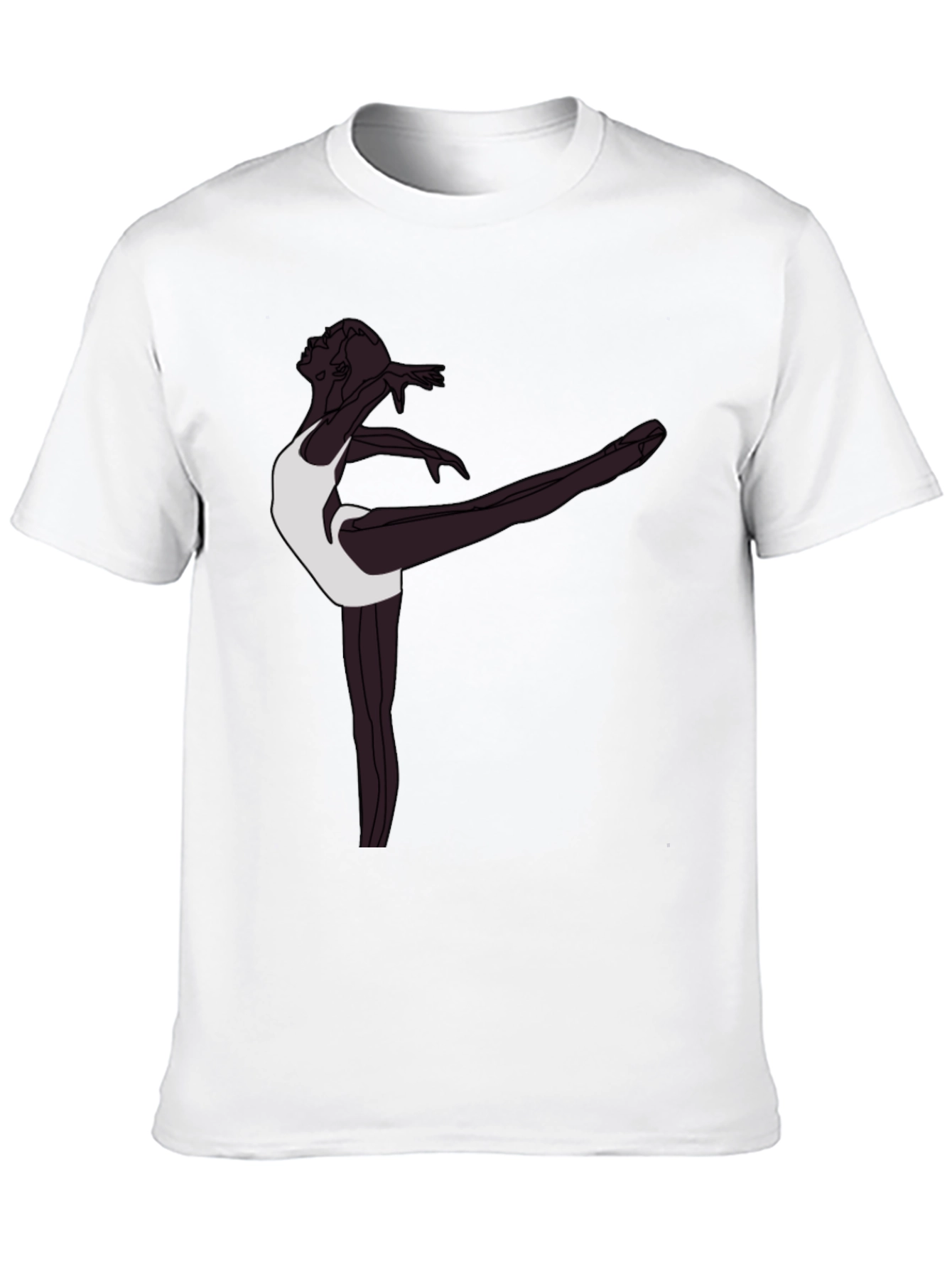 Ballet Dancer Graphic Tee - Stylish Mens T-Shirt