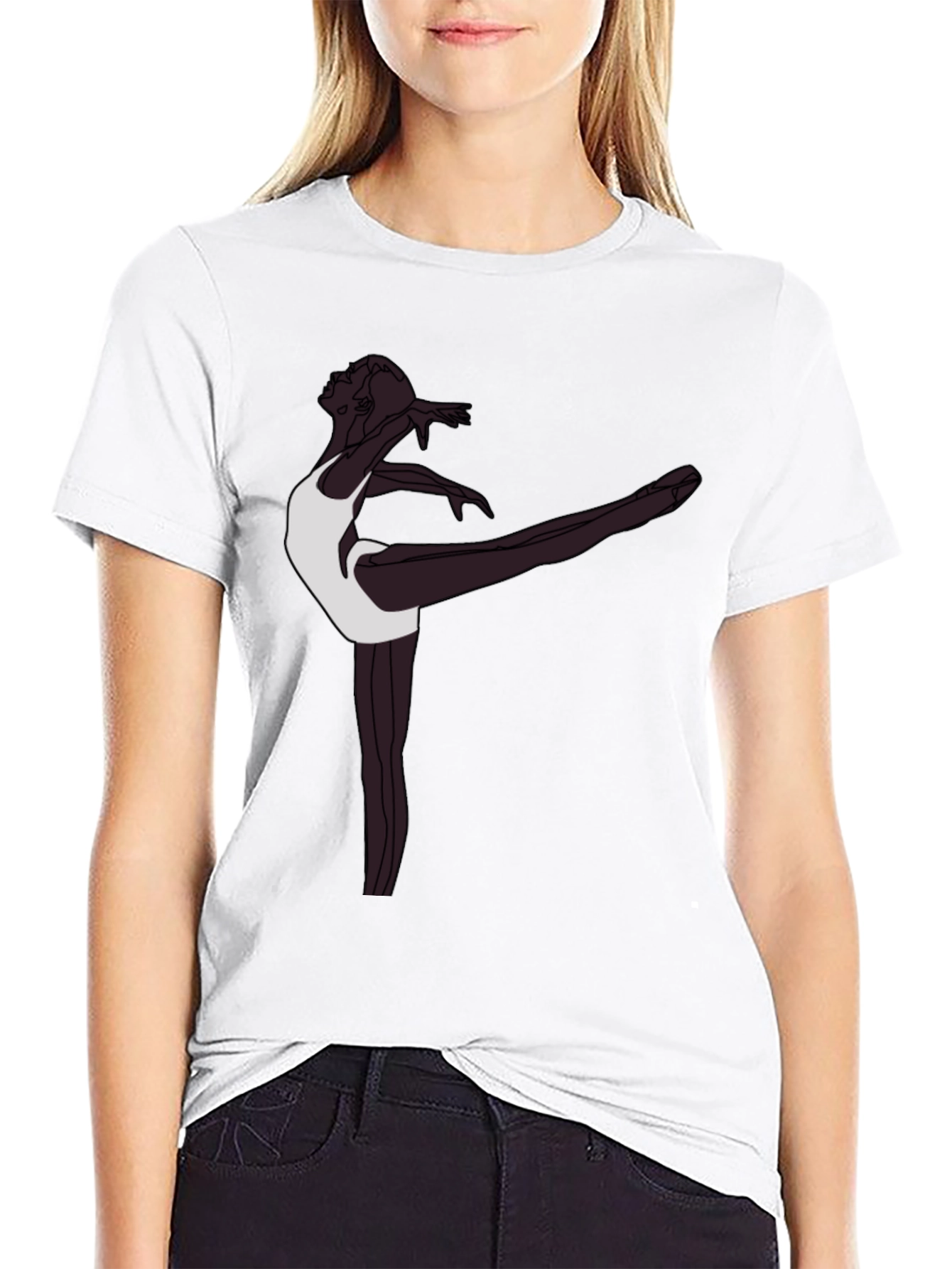 Ballet Dancer Graphic Tee - Stylish Mens T-Shirt