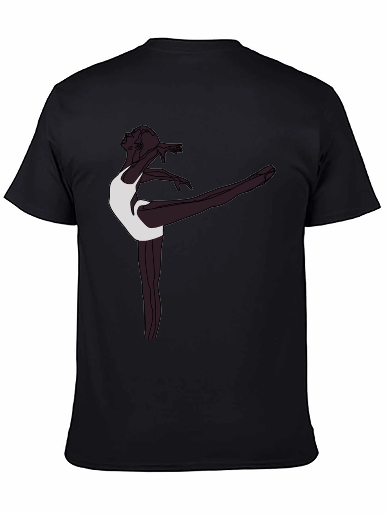 Ballet Dancer Graphic Tee - Stylish Mens T-Shirt