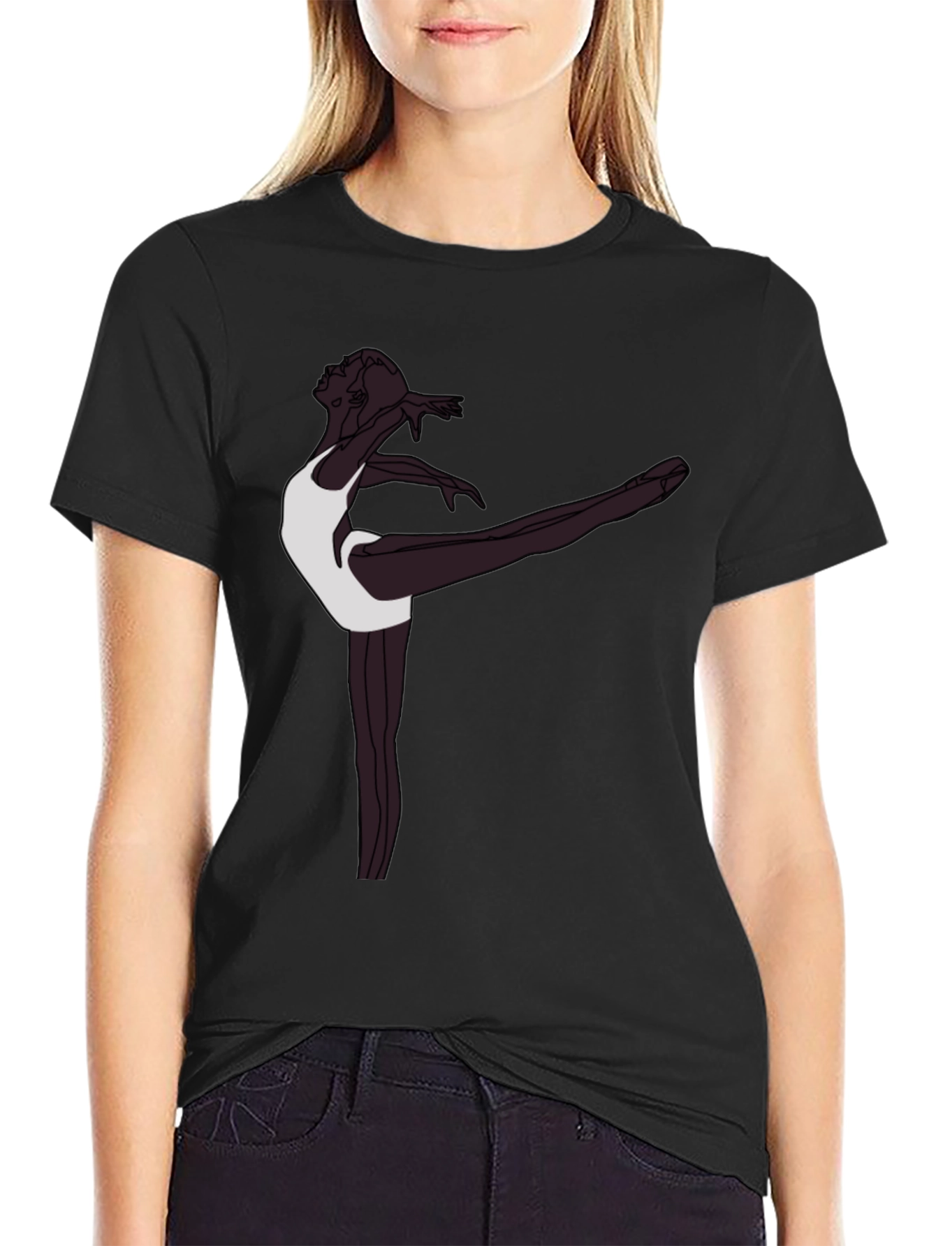 Ballet Dancer Graphic Tee - Stylish Mens T-Shirt