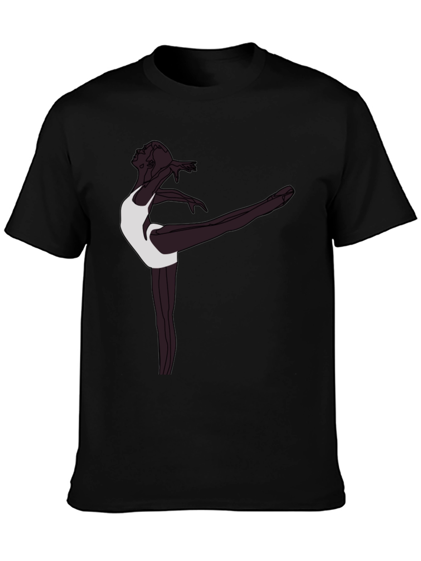 Ballet Dancer Graphic Tee - Stylish Mens T-Shirt