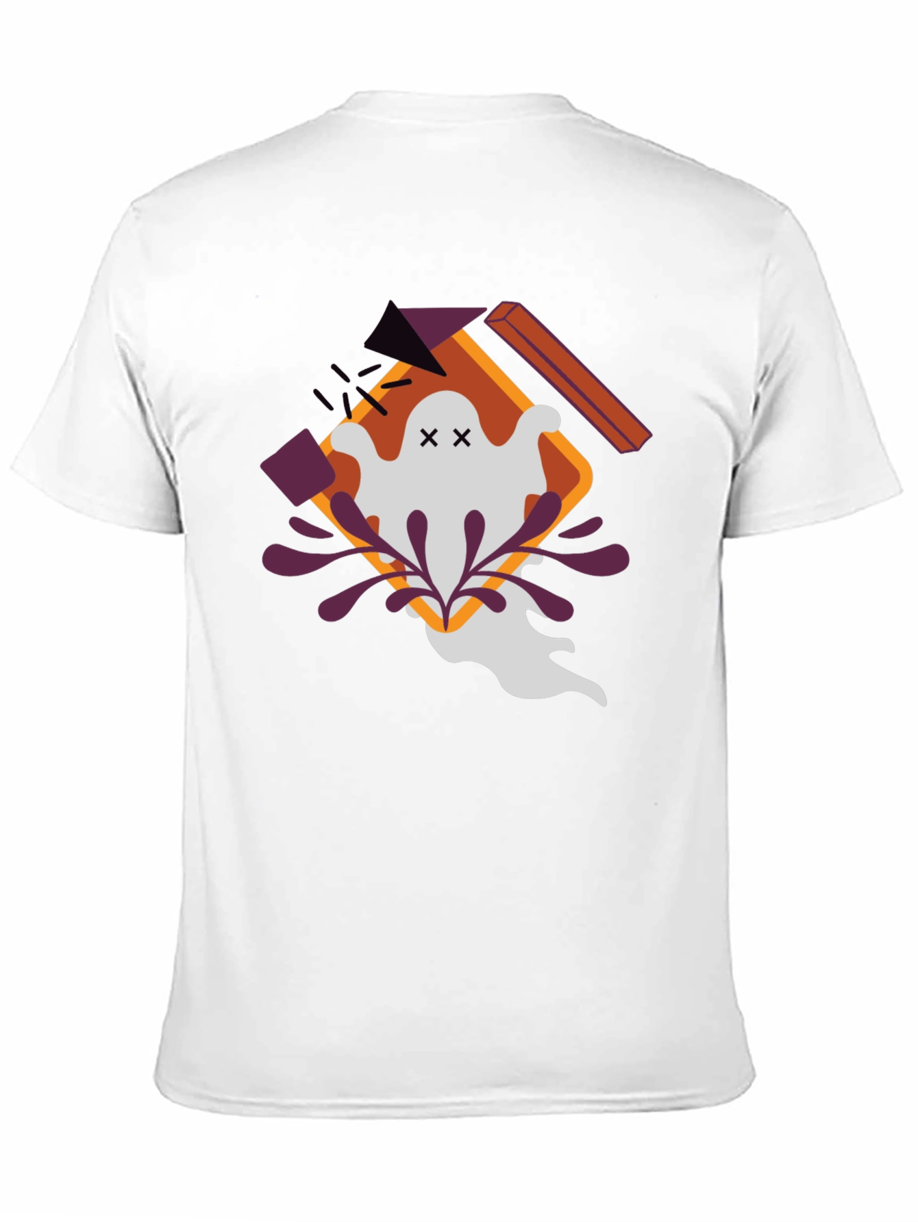 Ghostly Graphic Tee - Halloween Style