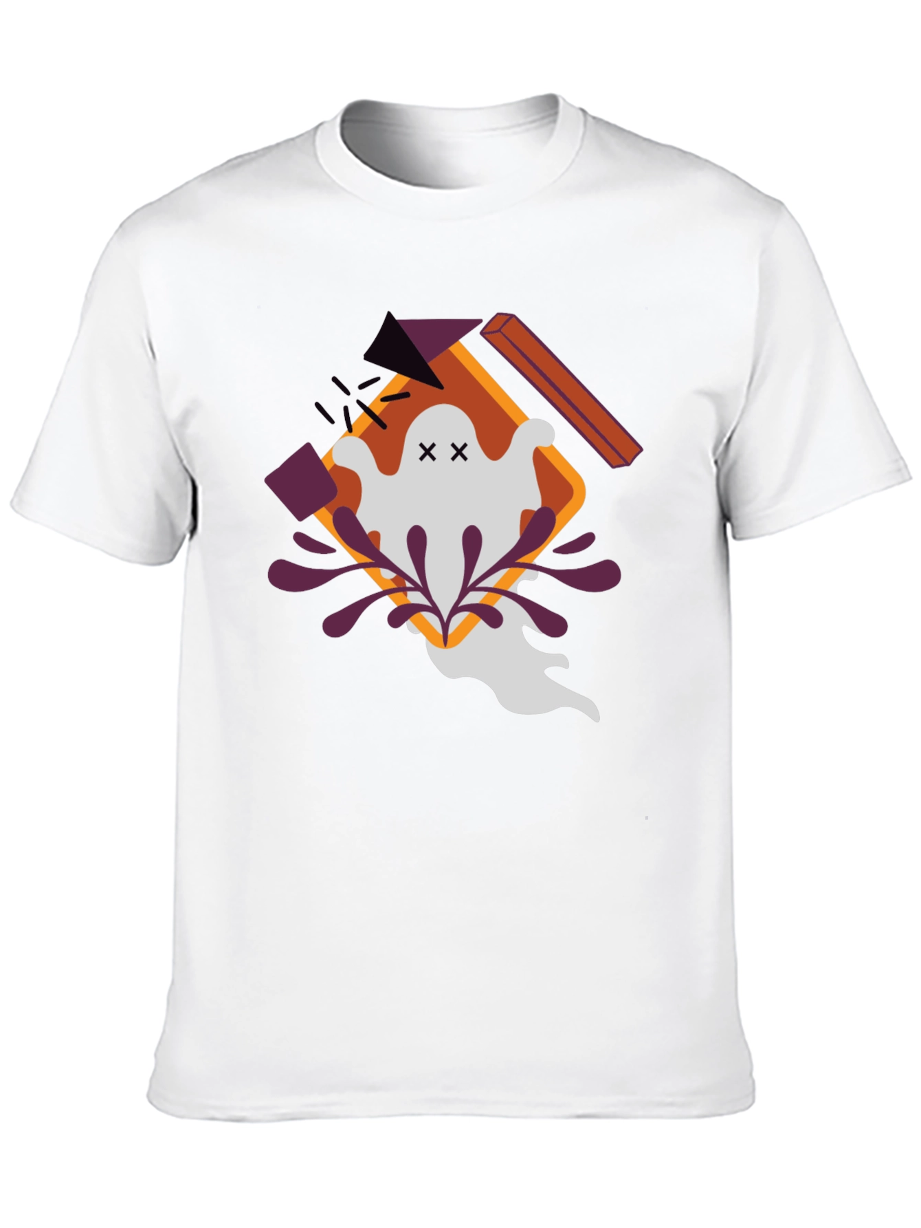 Ghostly Graphic Tee - Halloween Style
