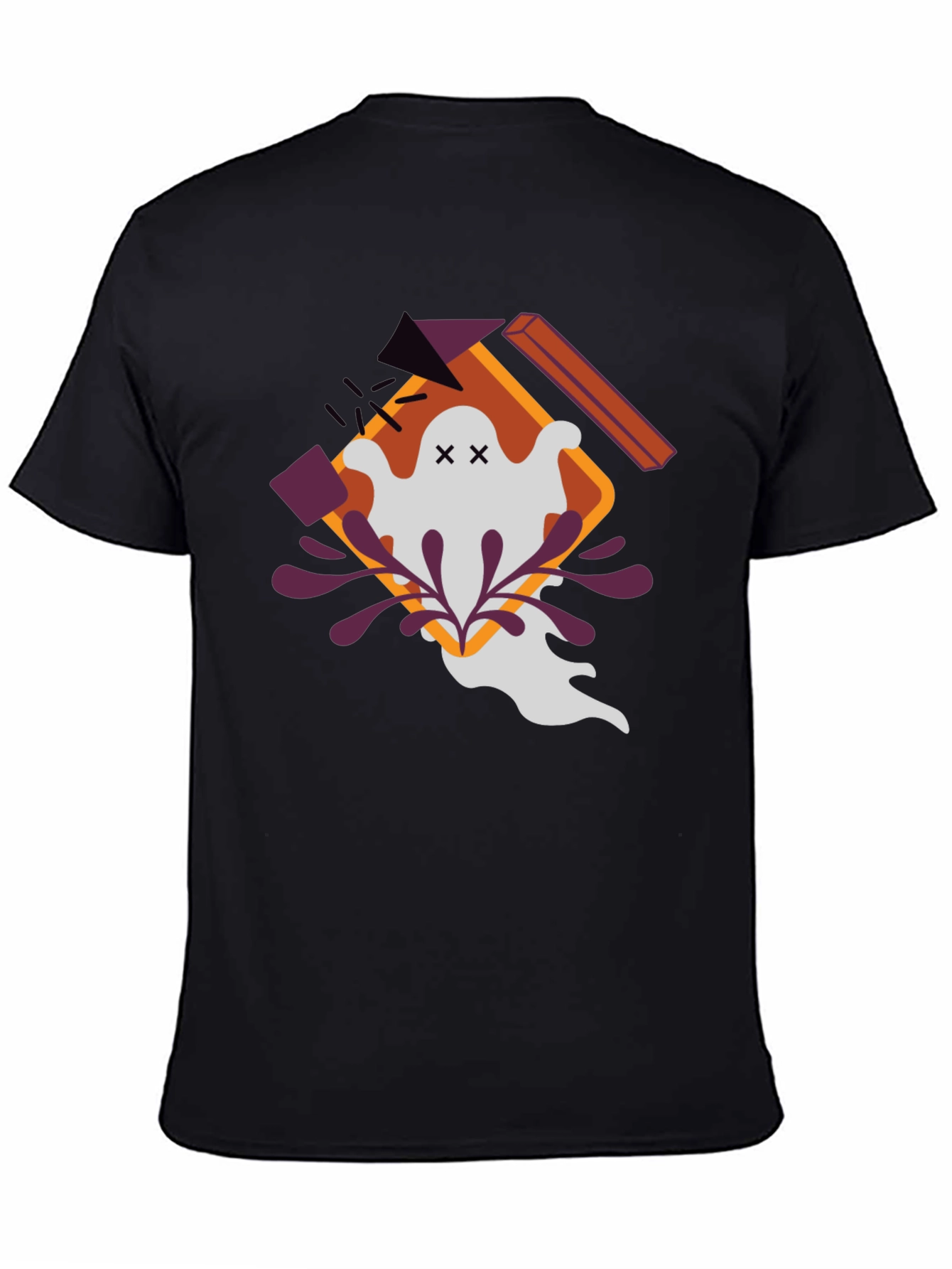 Ghostly Graphic Tee - Halloween Style