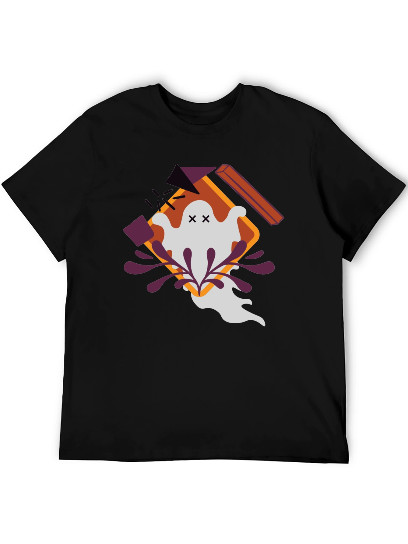 Ghostly Graphic Tee - Halloween Style