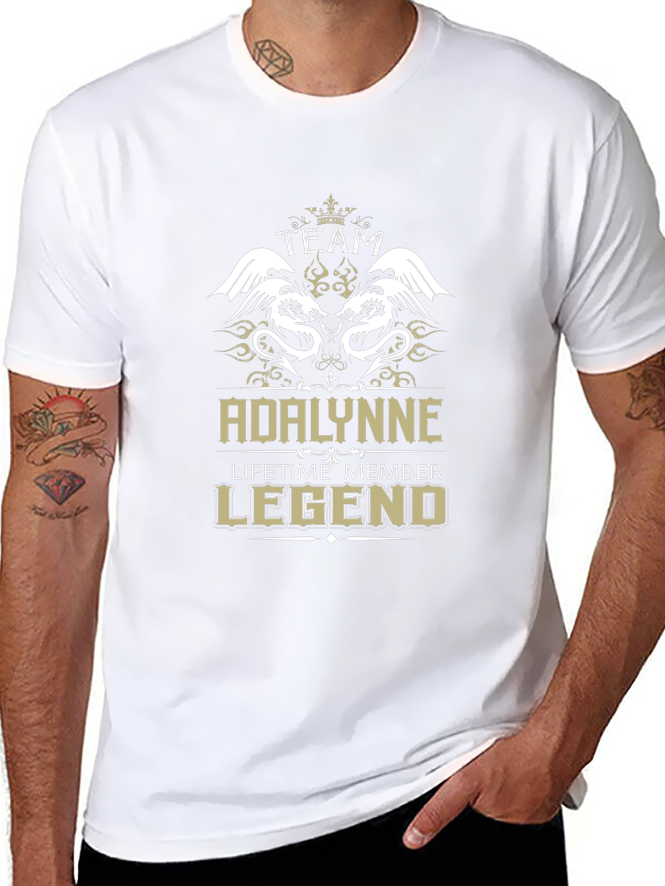 Adalynne Team Legend Black T-Shirt
