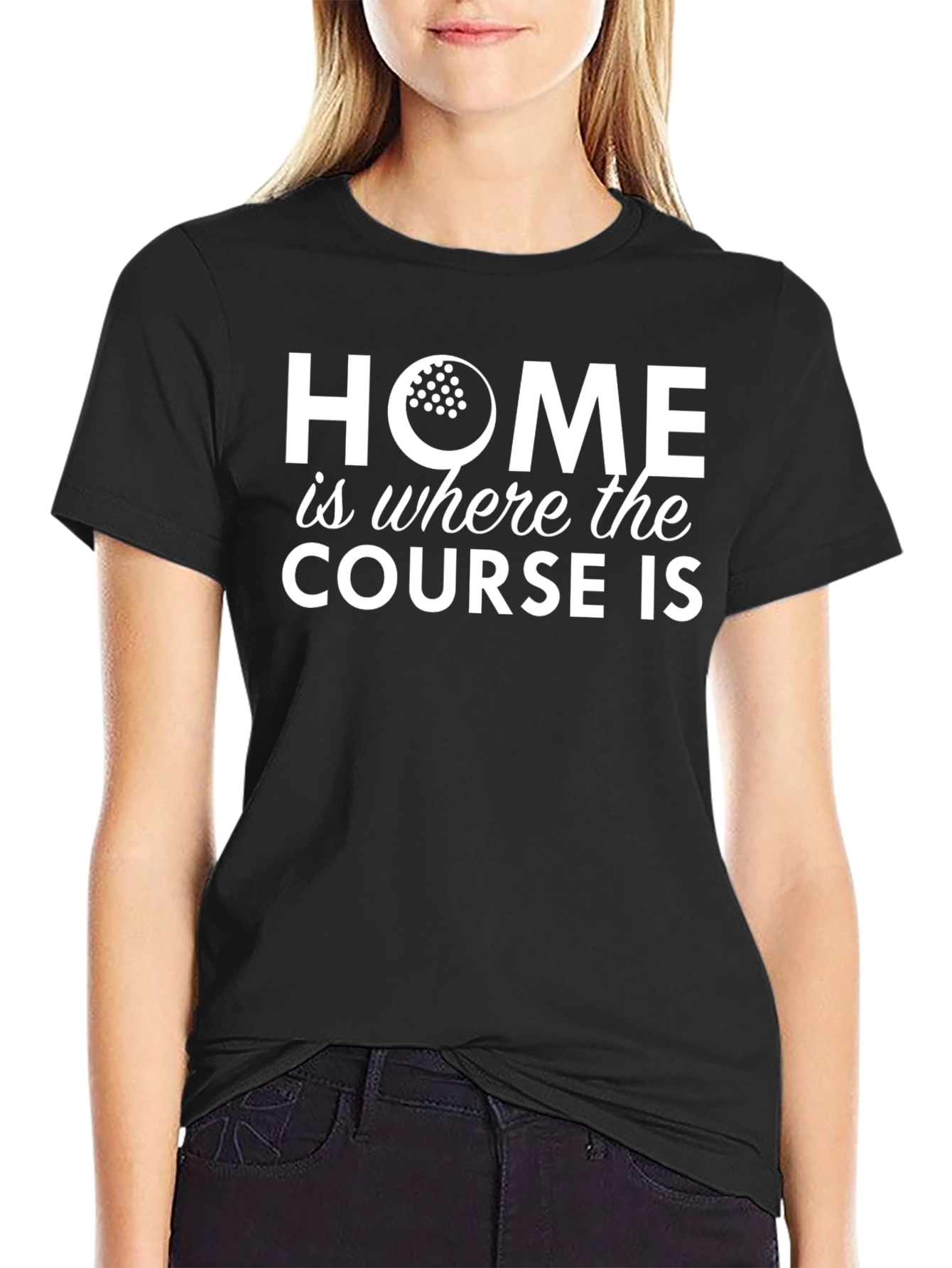 Golf Lovers T-Shirt: Home is Where the Course Is