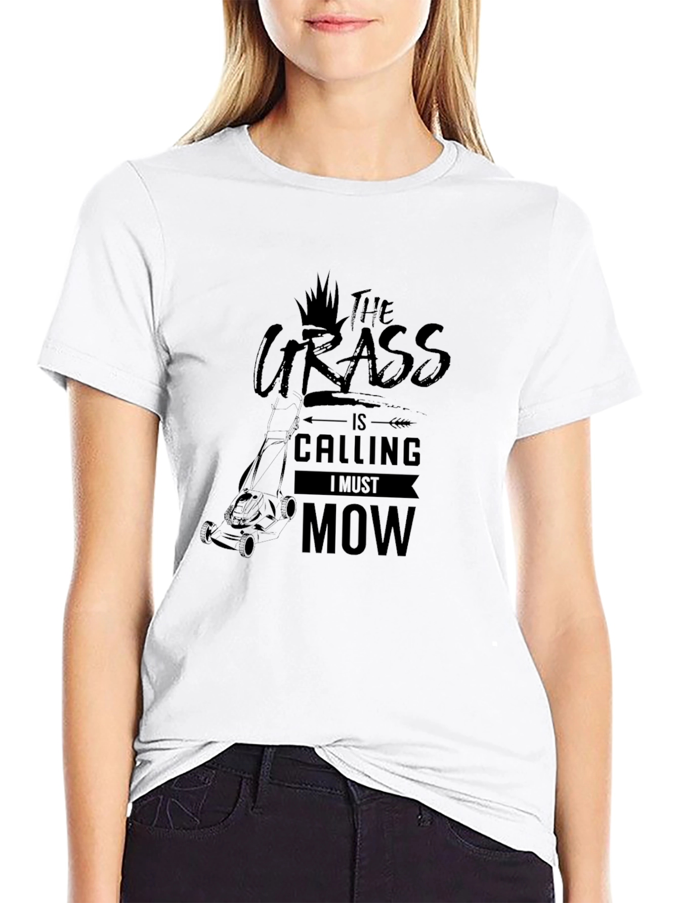 Grass is Calling T-Shirt - Mowing Season Apparel