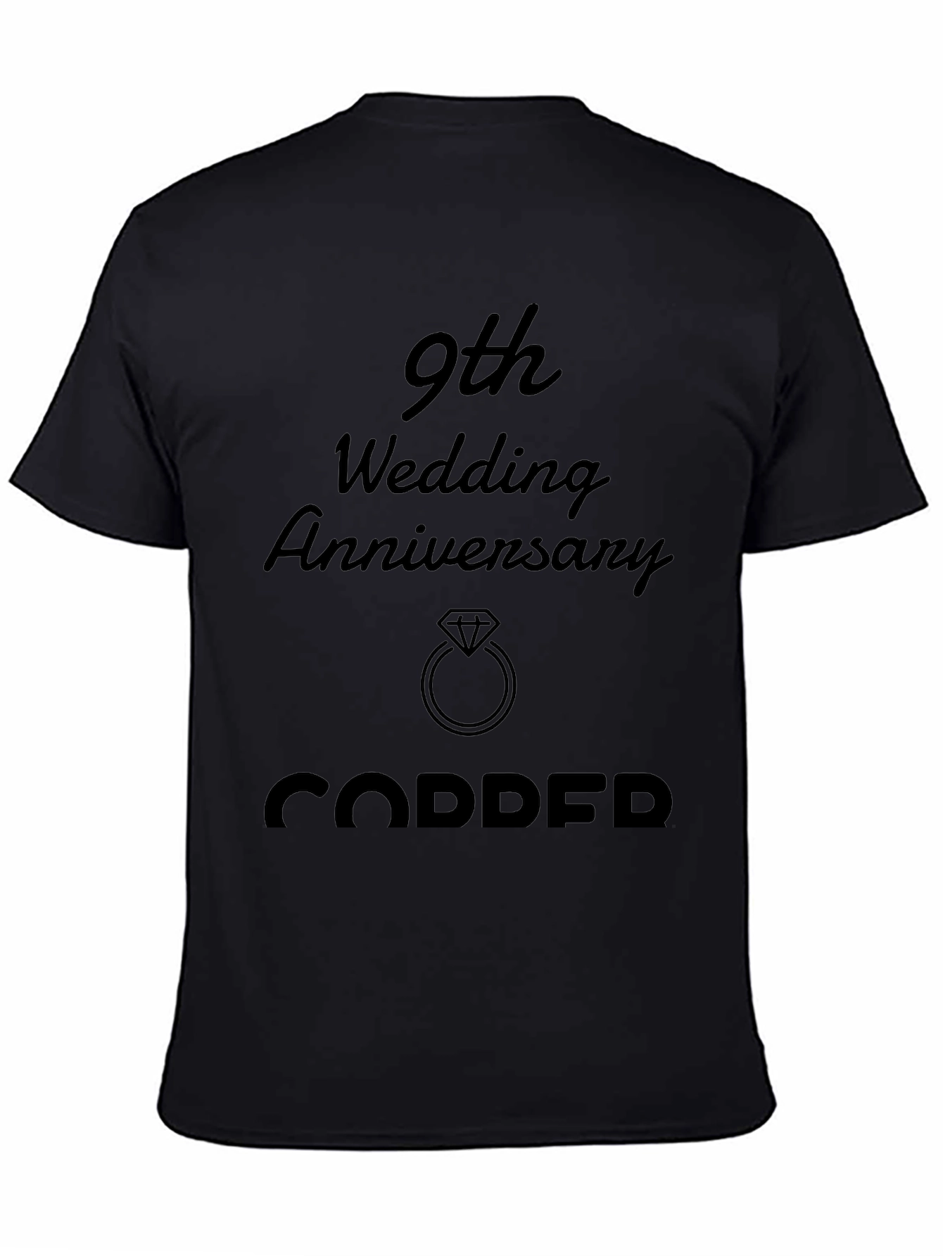 9th Wedding Anniversary Copper T-Shirt
