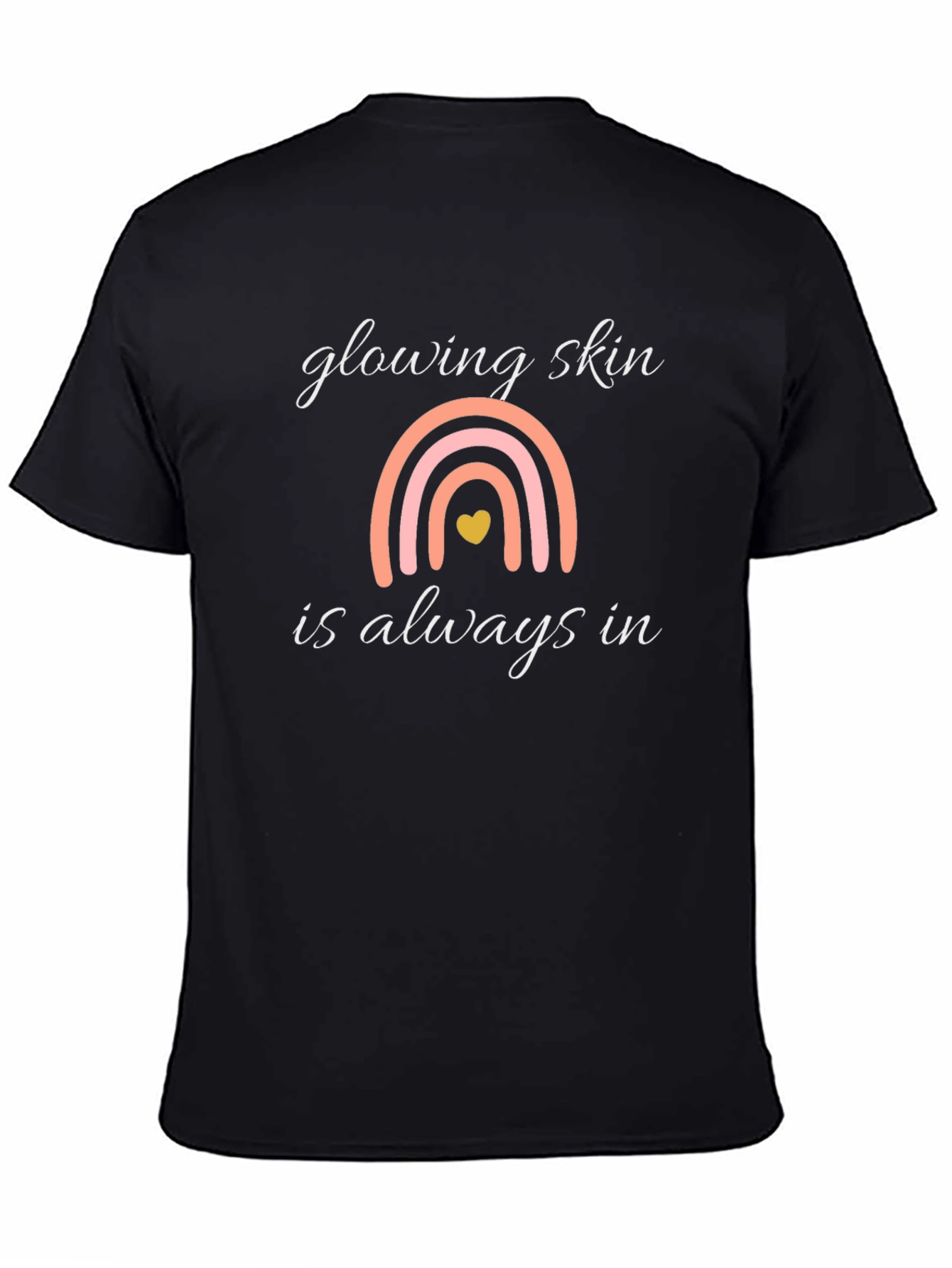 Glowing Skin Rainbow Graphic Tee - Unisex