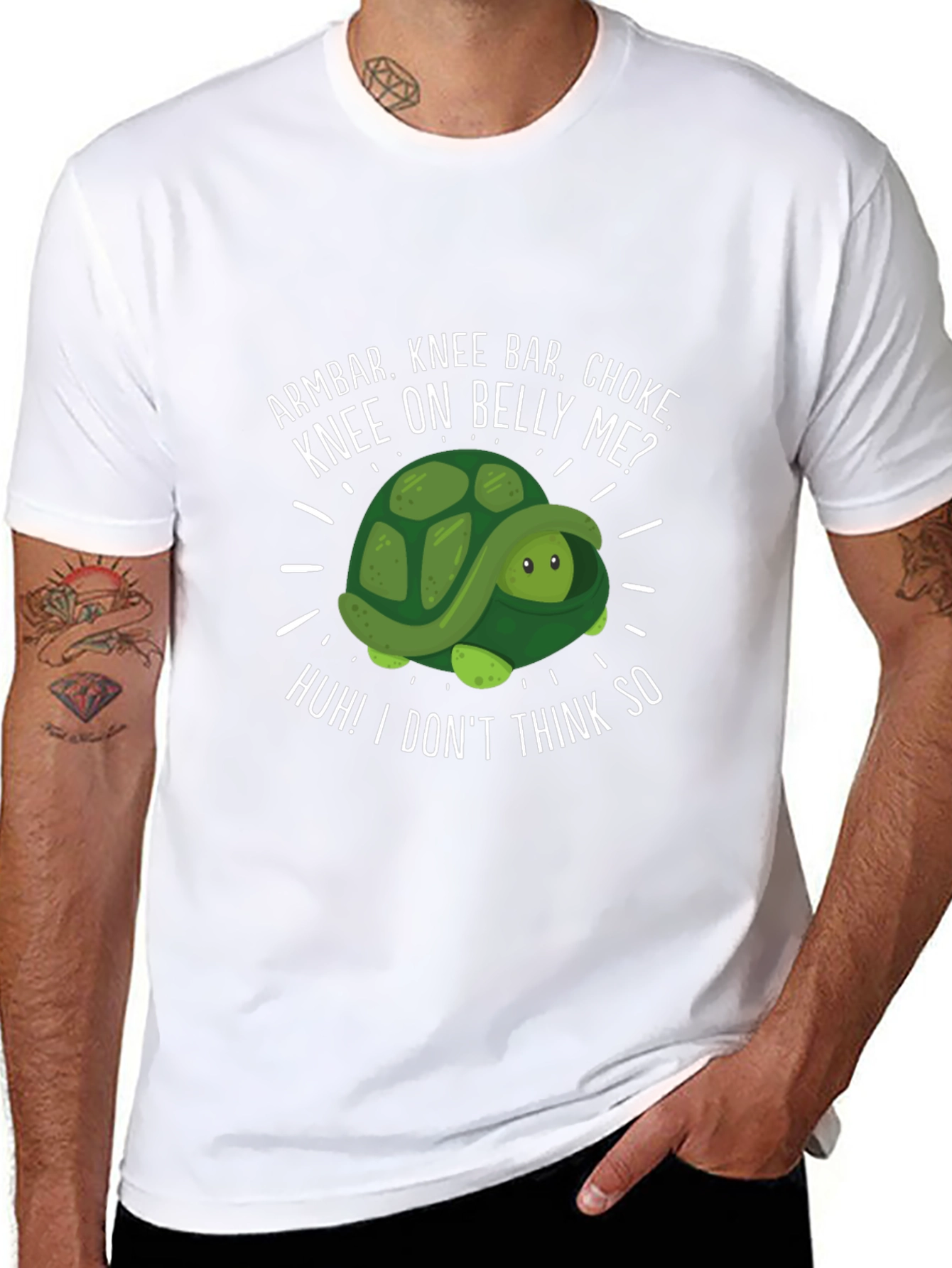 Armbar Turtle Graphic T-Shirt - Jiu Jitsu Design
