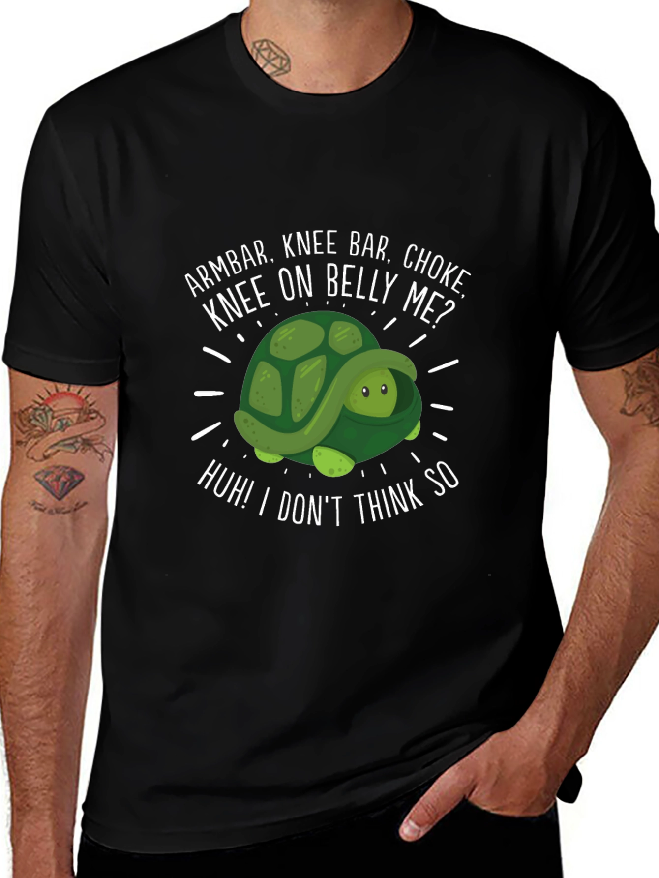 Armbar Turtle Graphic T-Shirt - Jiu Jitsu Design