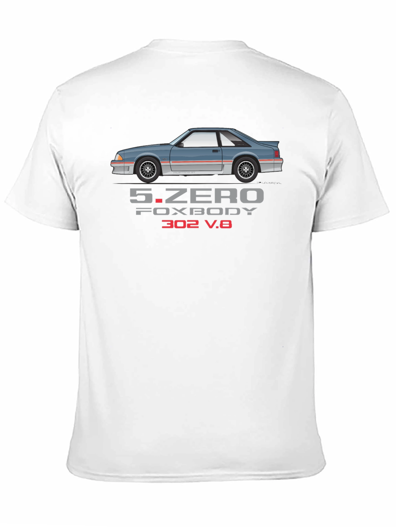 5.Zero Foxbody V8 T-Shirt