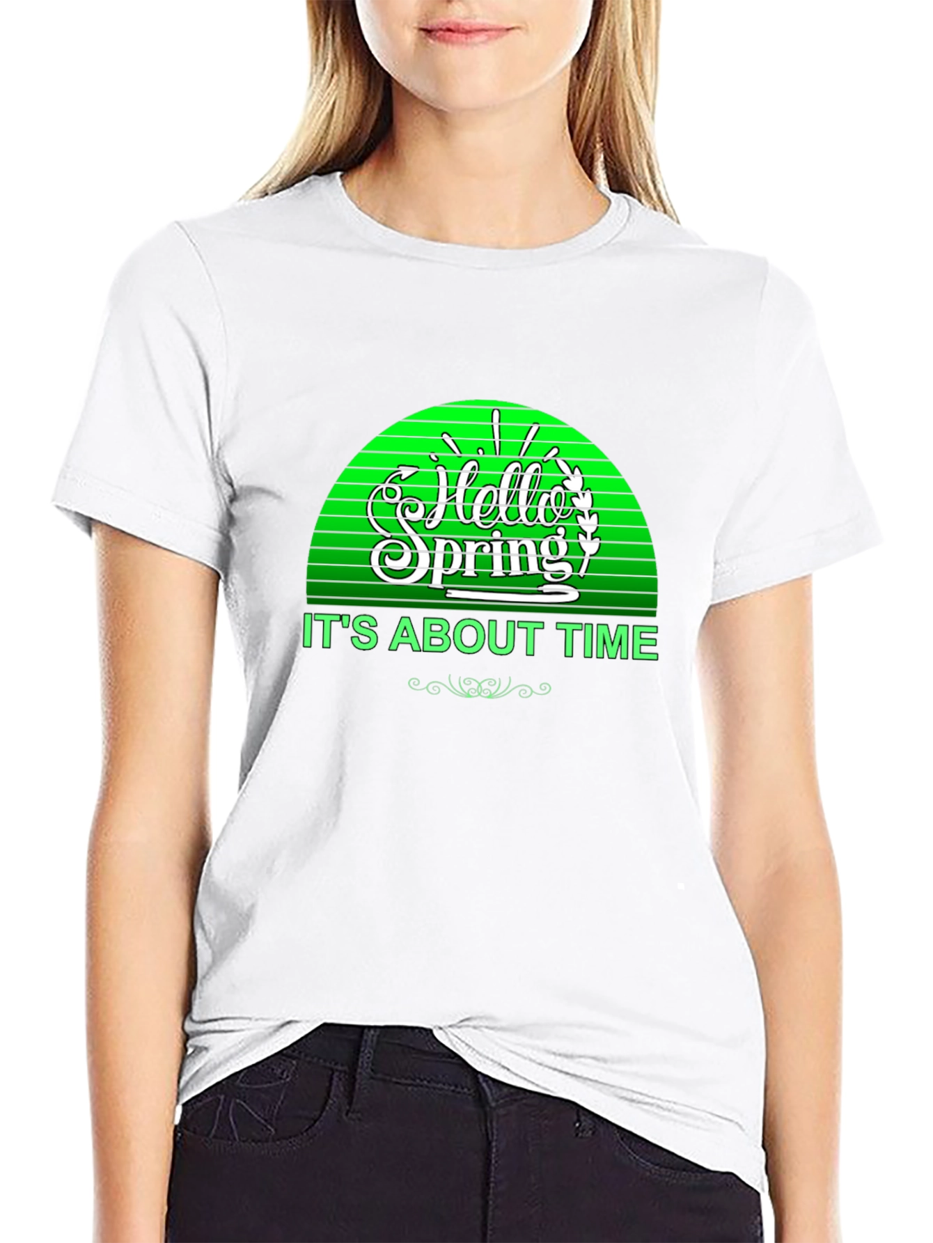 Hello Spring! Graphic T-Shirt - Springtime Apparel