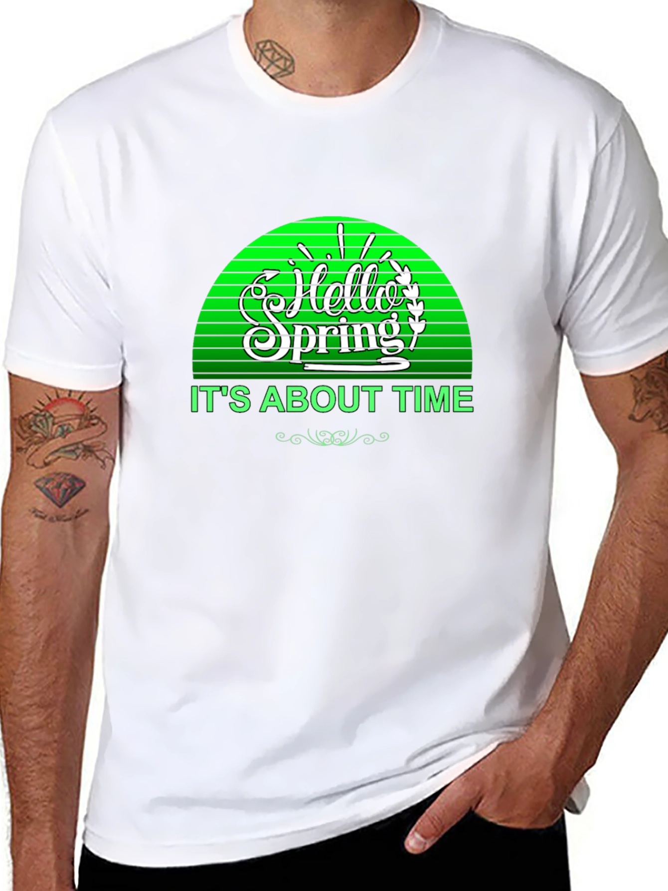 Hello Spring! Graphic T-Shirt - Springtime Apparel