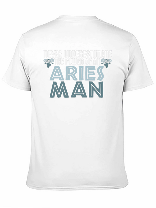 Aries Man Power T-Shirt - Zodiac Gift