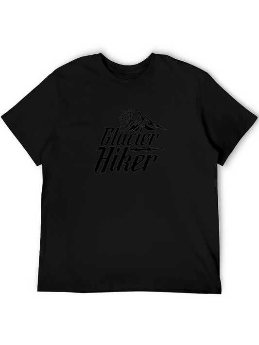 Glacier Hiker Black T-Shirt