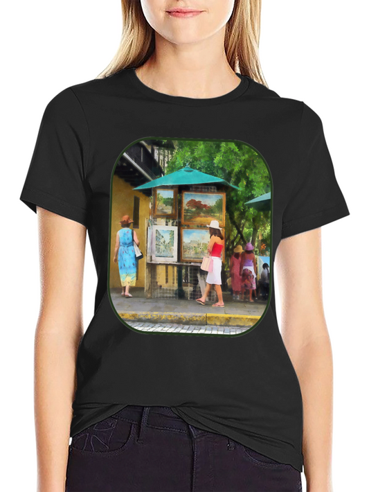 Art Gallery T-Shirt - Black Unique Design