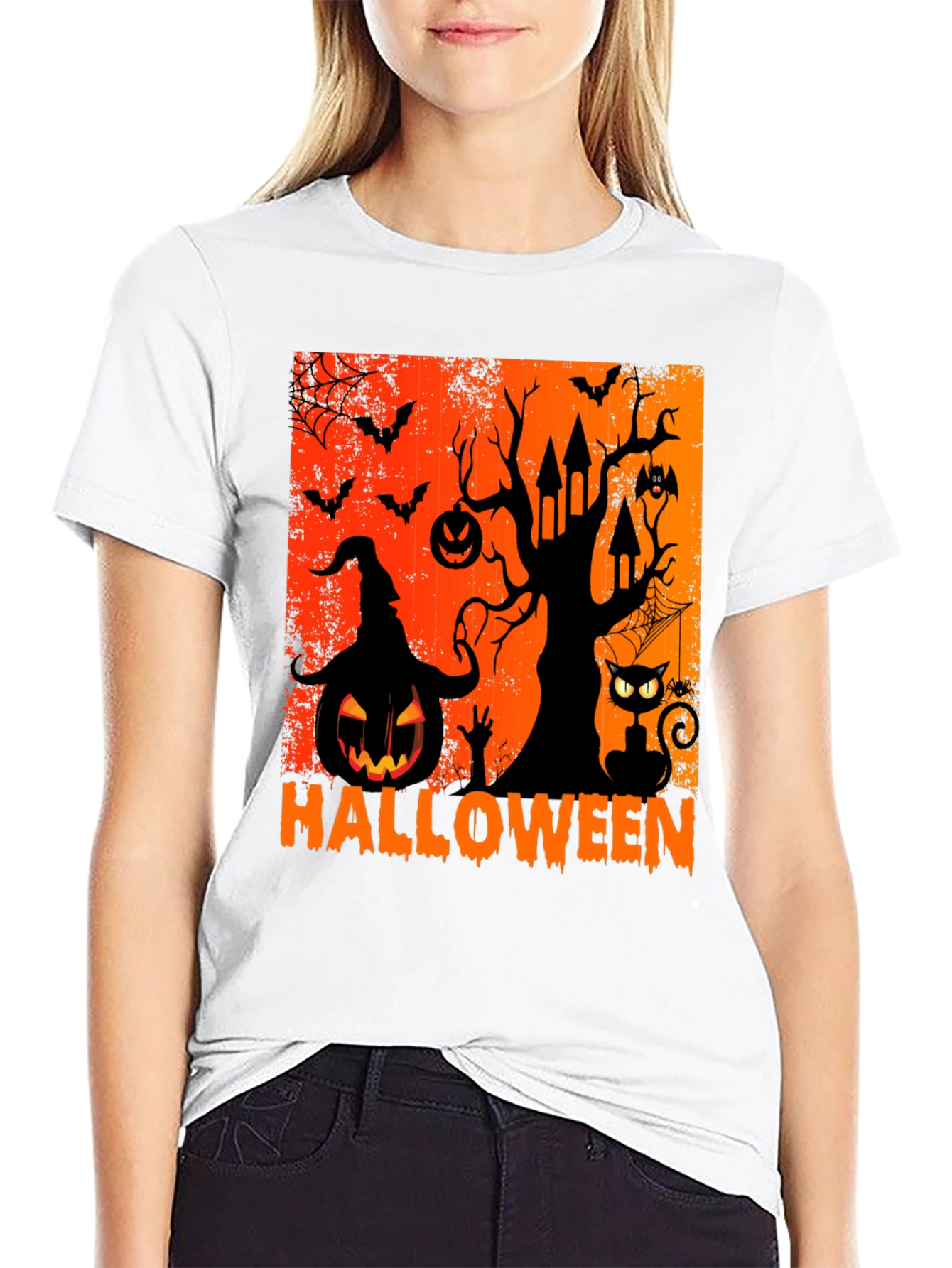 Halloween Graphic Tee - Spooky Season Shirt