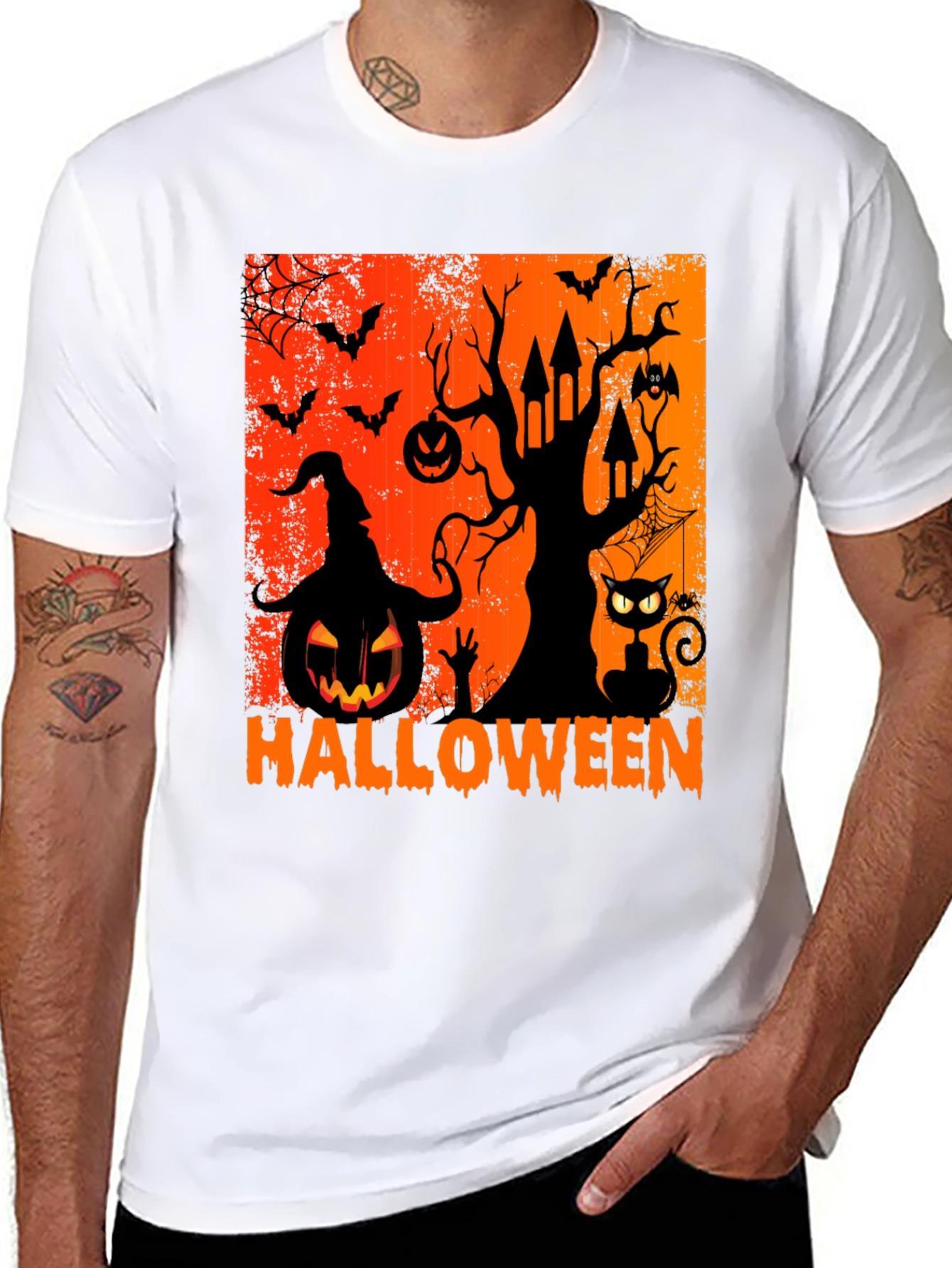 Halloween Graphic Tee - Spooky Season Shirt