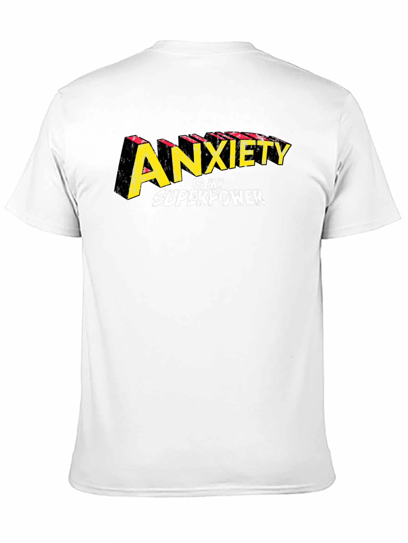 Anxiety Is My Superpower Graphic Tee - Black