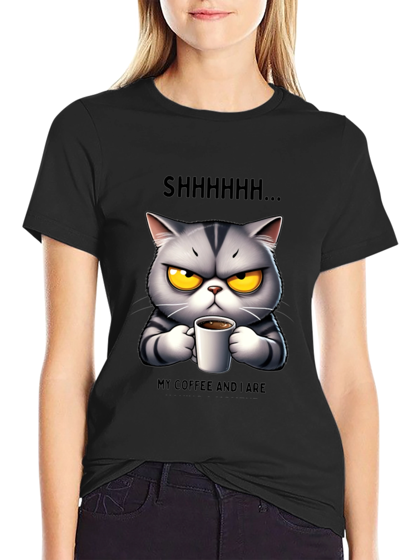 Grumpy Cat Coffee T-Shirt