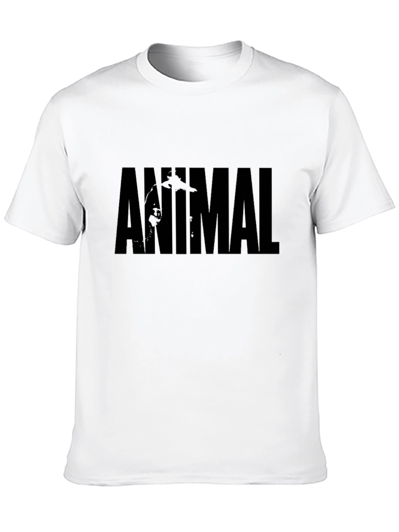 Animal Graphic Tee - Black