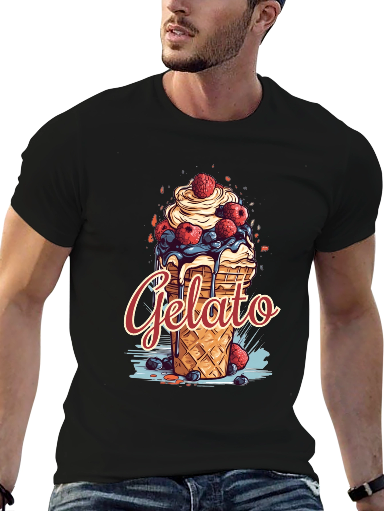 Gelato Graphic Tee - Dessert Lovers T-Shirt