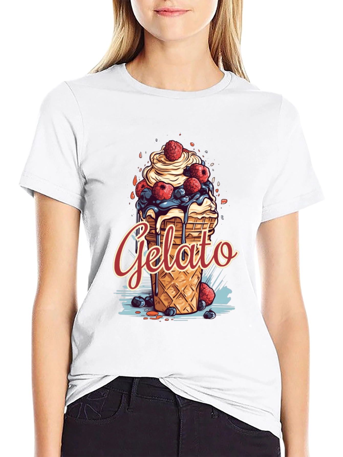 Gelato Graphic Tee - Dessert Lovers T-Shirt