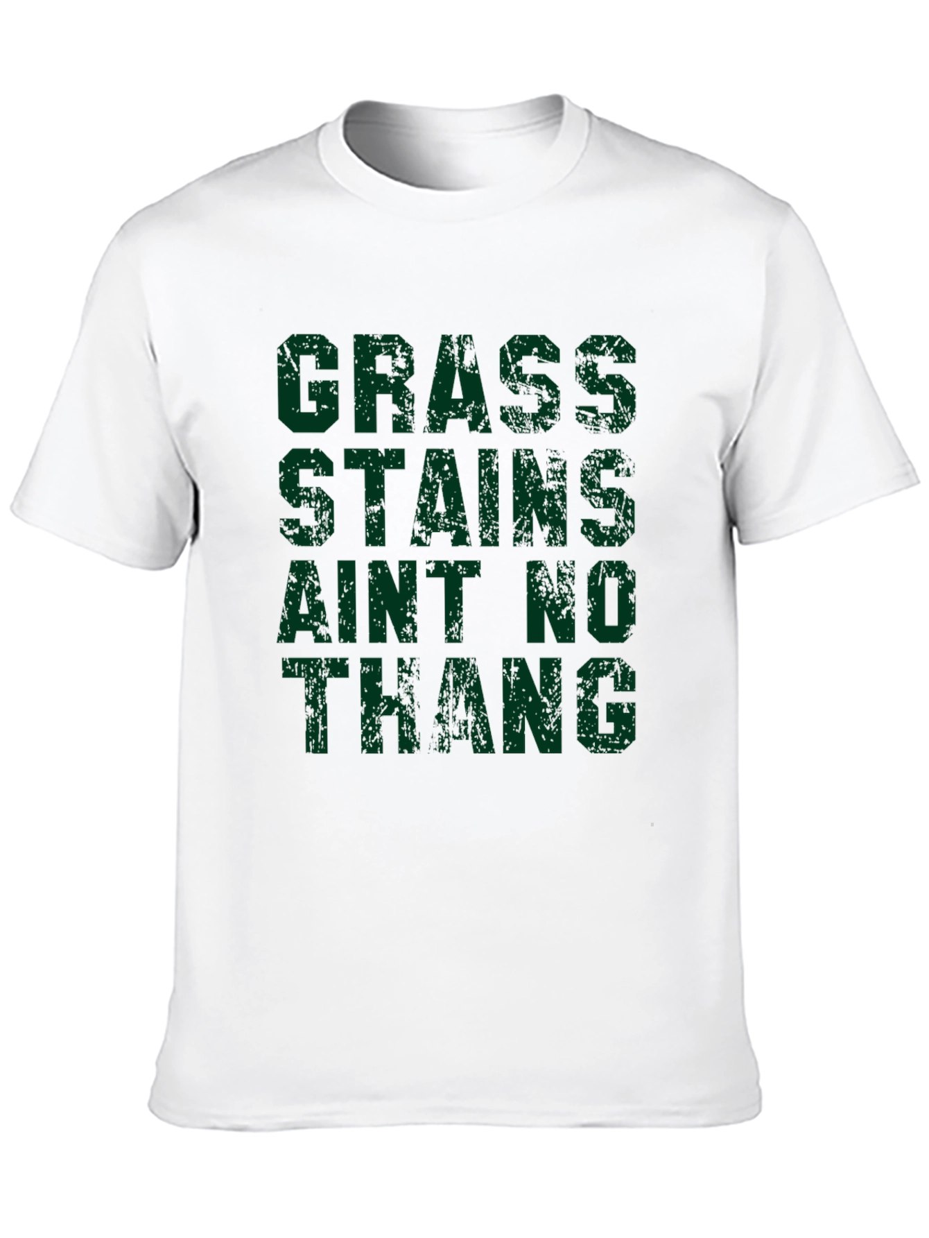 Grass Stains Aint No Thang Black T-Shirt