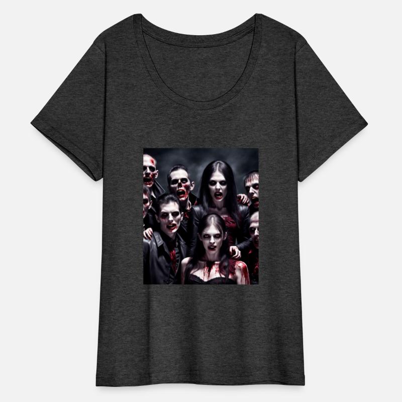 Zombies celebrate Halloween