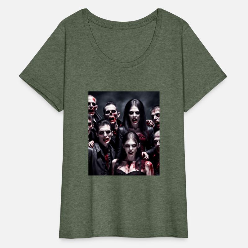 Zombies celebrate Halloween