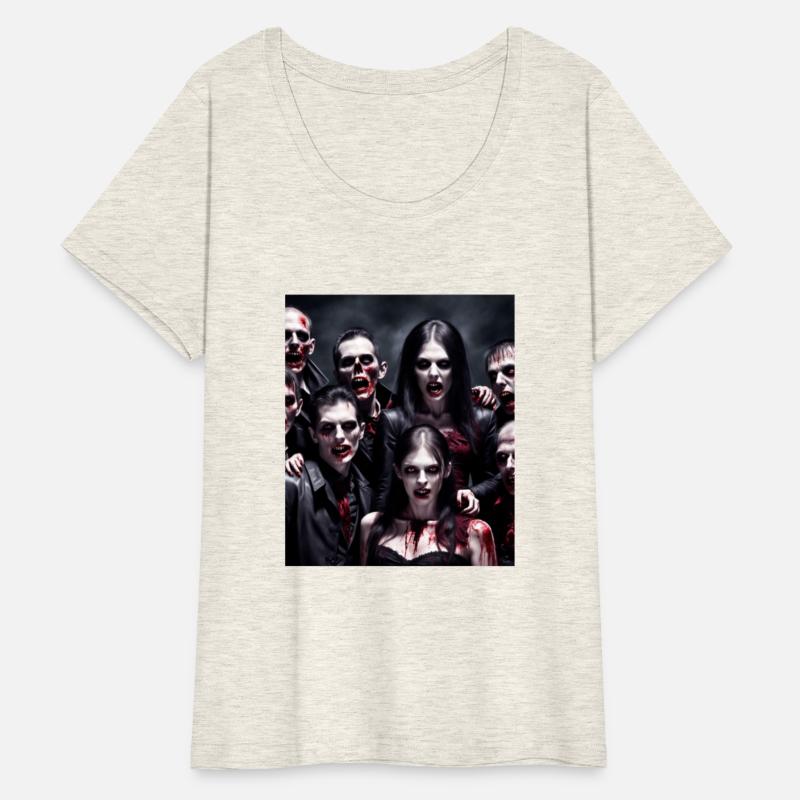 Zombies celebrate Halloween