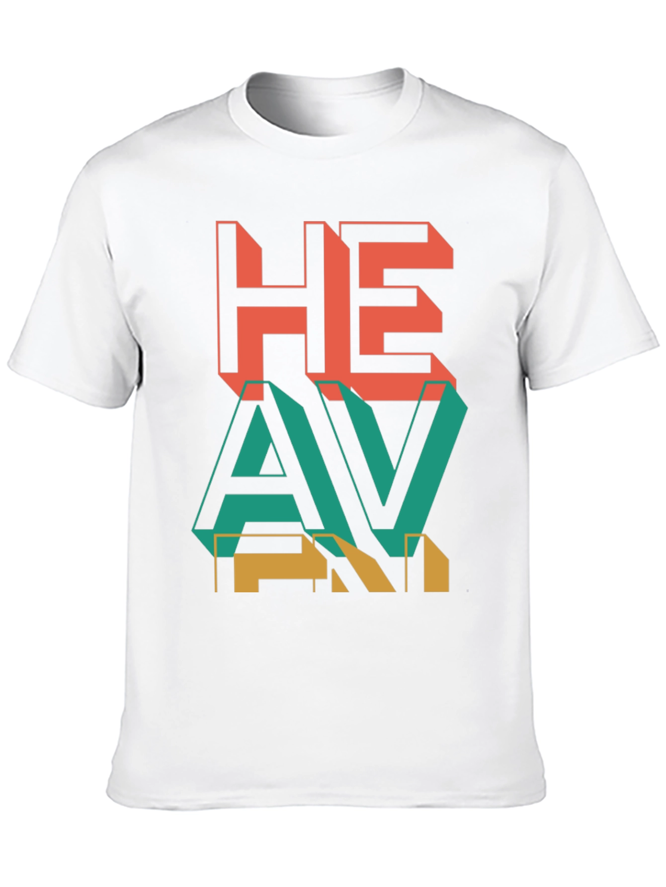 Heavy Retro Graphic Print Black T-Shirt