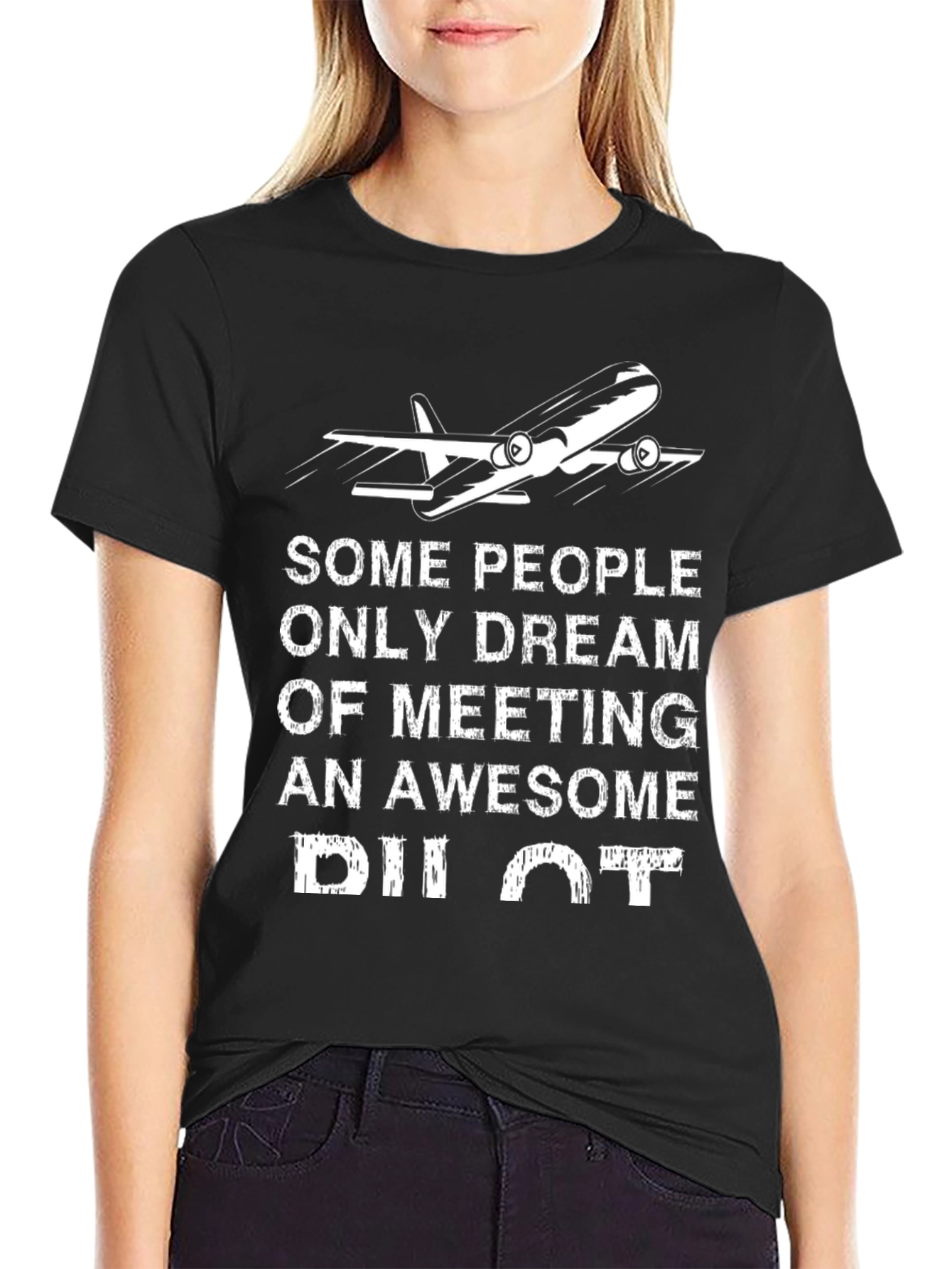 Awesome Pilot T-Shirt - Airplane Design