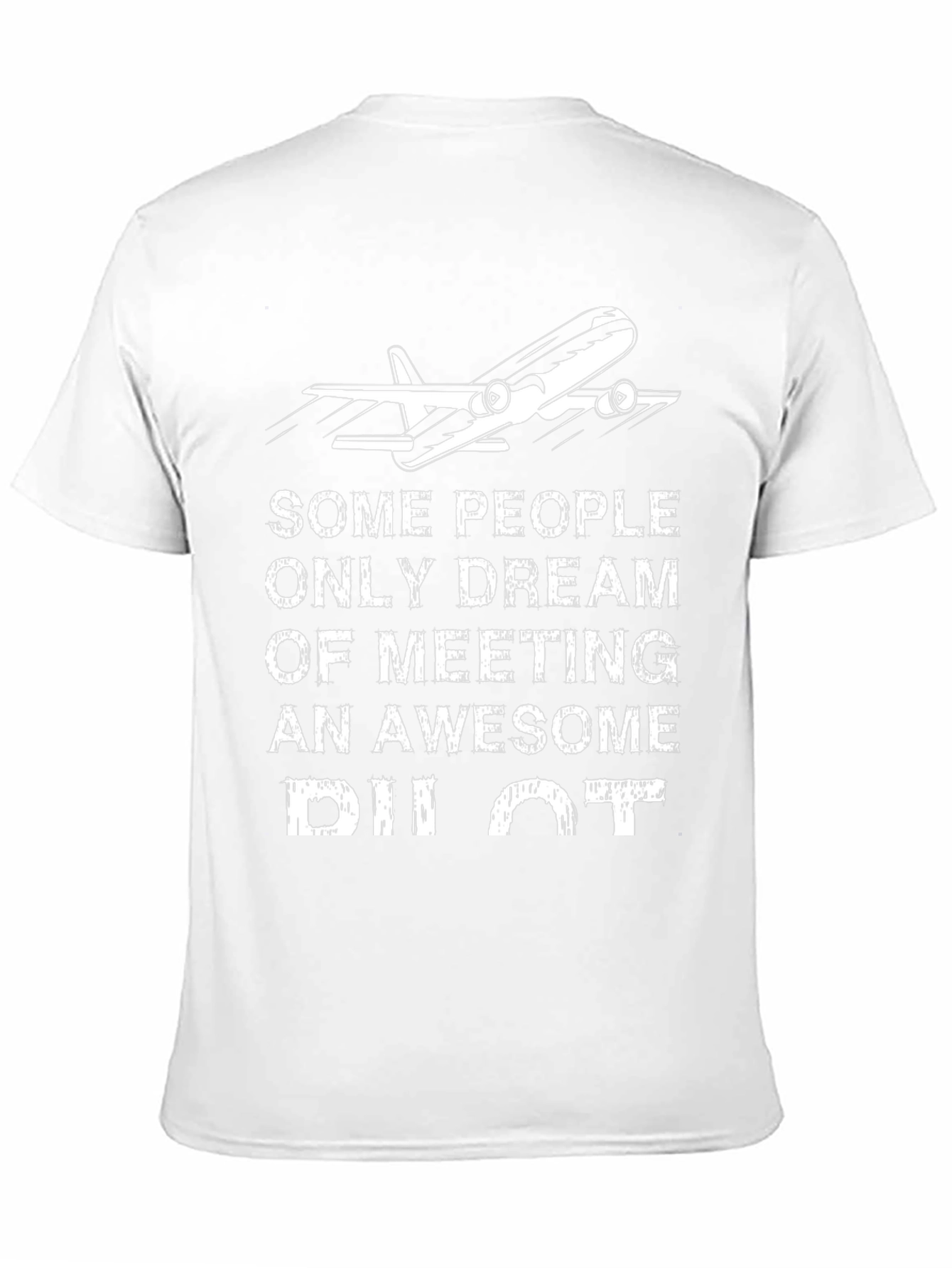 Awesome Pilot T-Shirt - Airplane Design