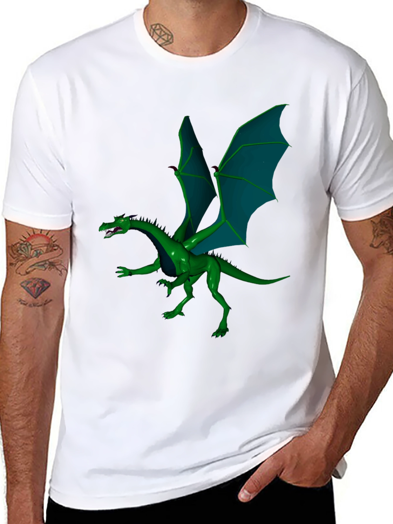 Green Dragon Graphic Tee