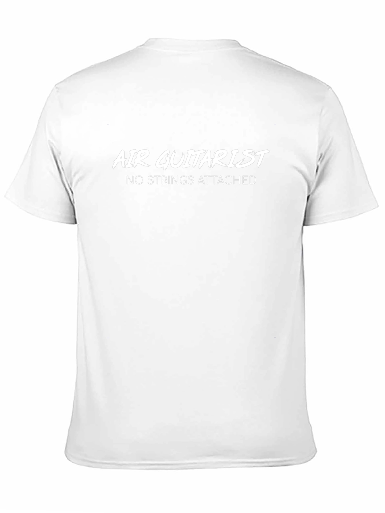 Air Guitarist Black T-Shirt - No Strings Attached