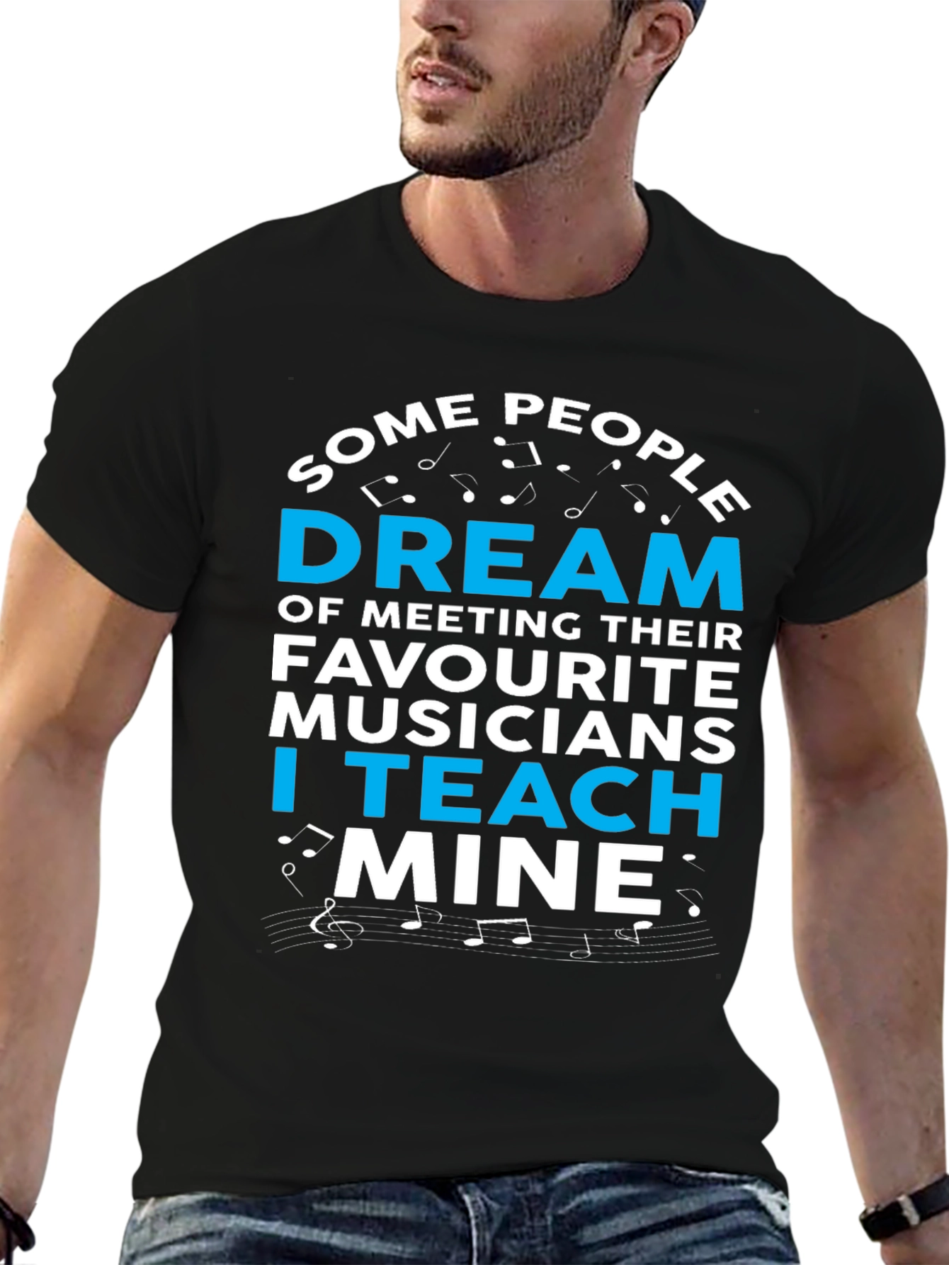 Musician Teacher Graphic T-Shirt - Music Educator Apparel
