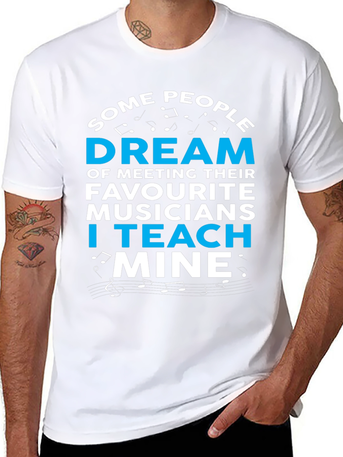 Musician Teacher Graphic T-Shirt - Music Educator Apparel